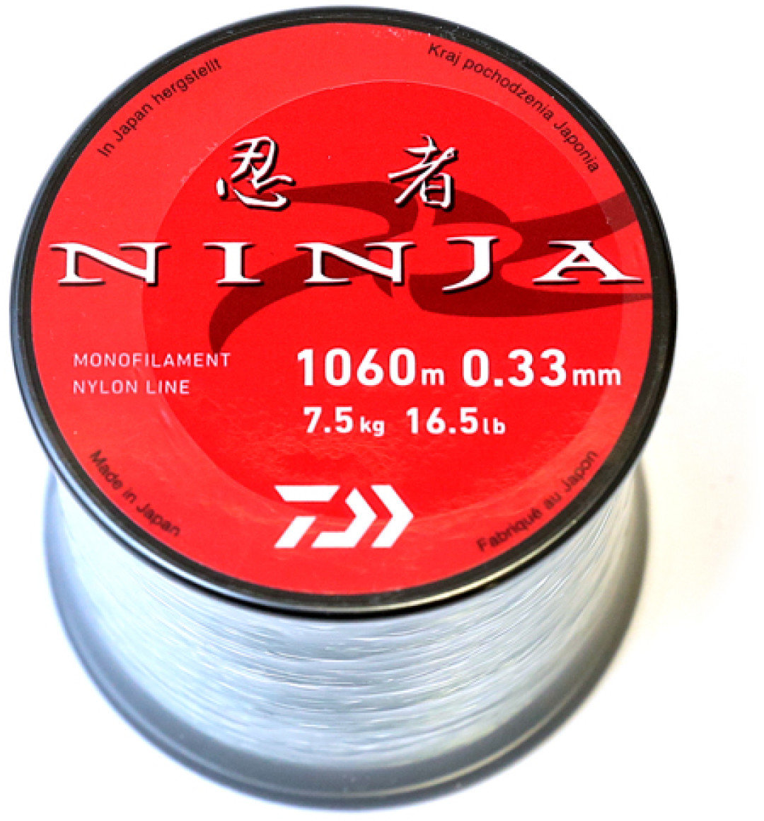 

Леска Daiwa Ninja X Line Blue 0.33mm 7.5kg 1060m (12990-033)