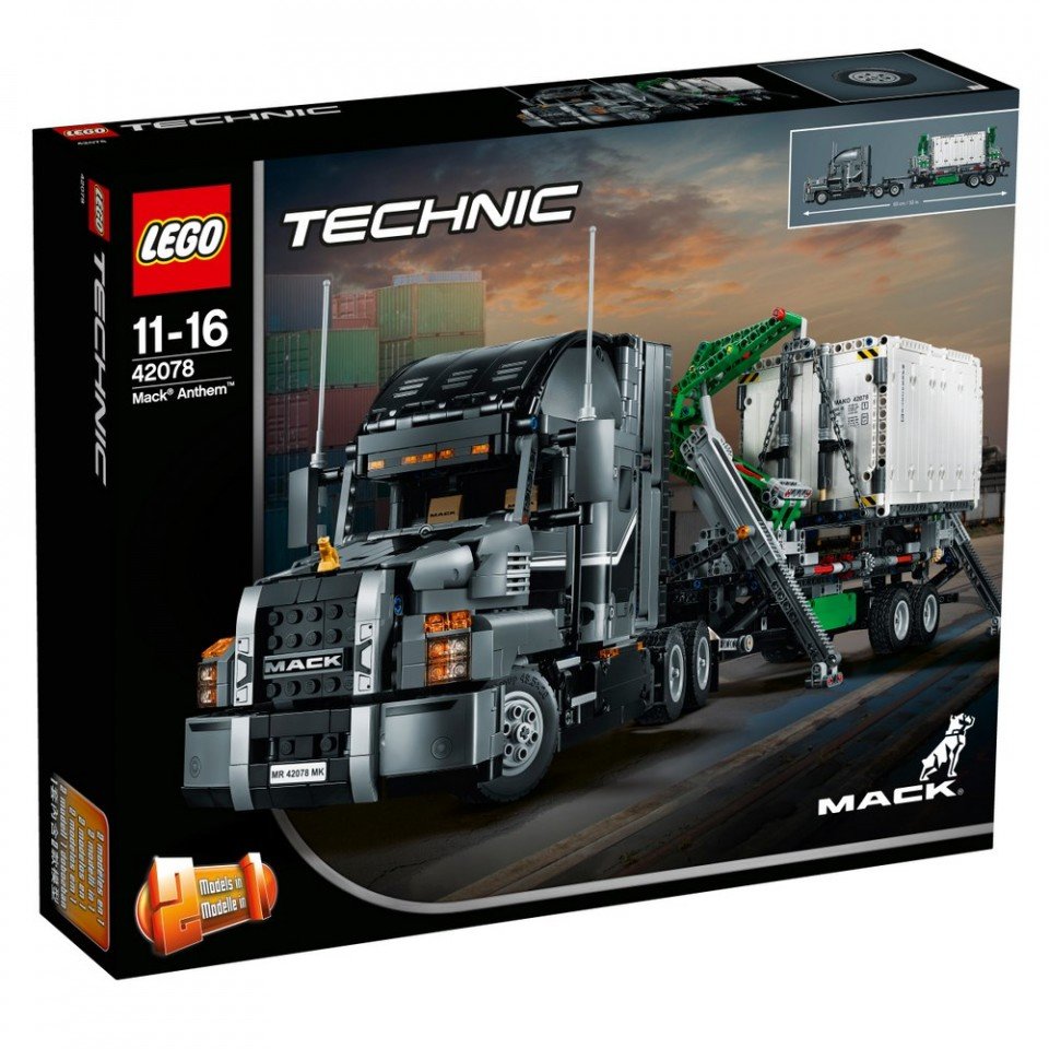 

Конструктор Lego Technic Грузовик MACK® Anthem (42078)