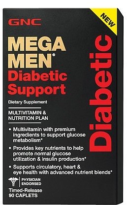 

Gnc Mega Men Diabetic Support 90 caps