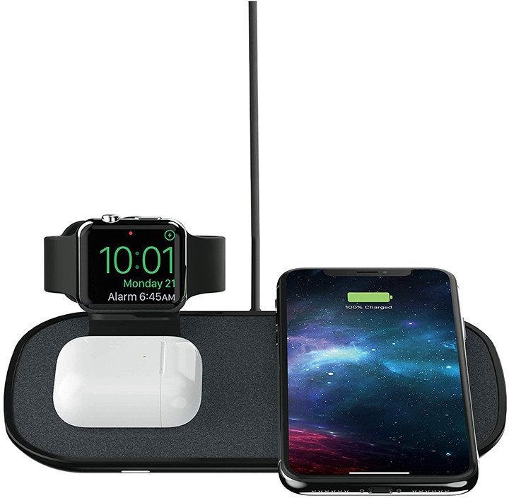 

Mophie Wireless Charging Pad 7.5W Black (409903656) for Apple iPhone, Apple Watch and Apple AirPods 2