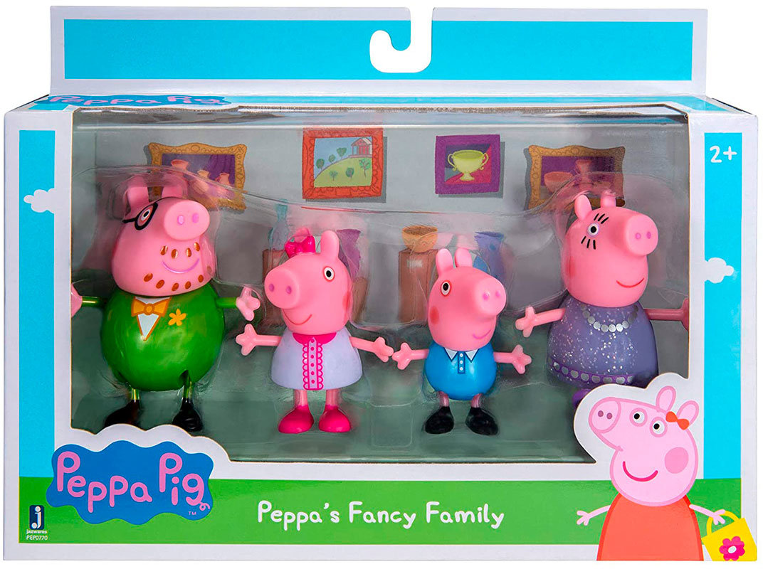 

Набор фигурок Peppa - Большая семья Пеппы, праздник (Мама, Папа, Пеппа и Джордж) (PEP0770)