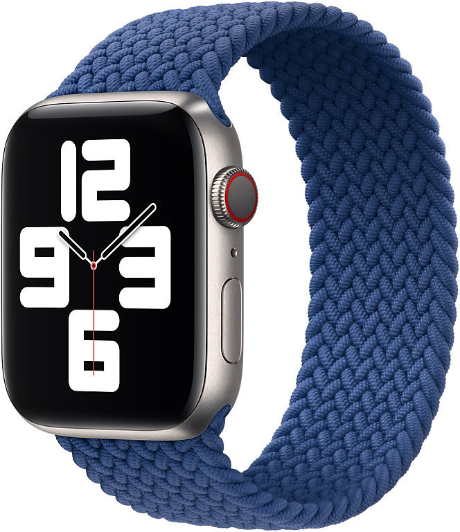 

Apple Braided Solo Loop Atlantic Blue Size 5 (MY8C2) for Apple Watch 42/44mm