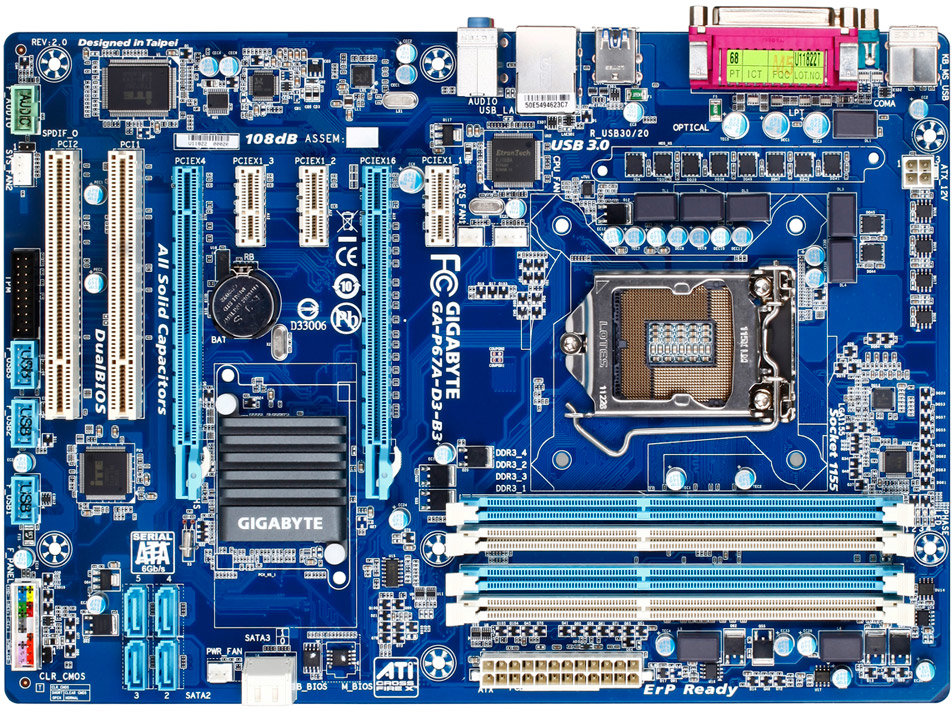 

Gigabyte GA-P67A-D3-B3