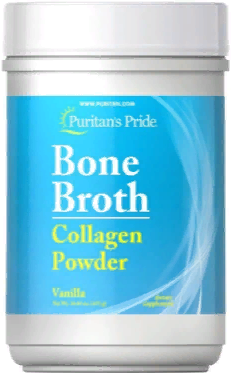 

Puritans Pride Bone Broth Collagen Powder Коллаген со вкусом ванили 450 г