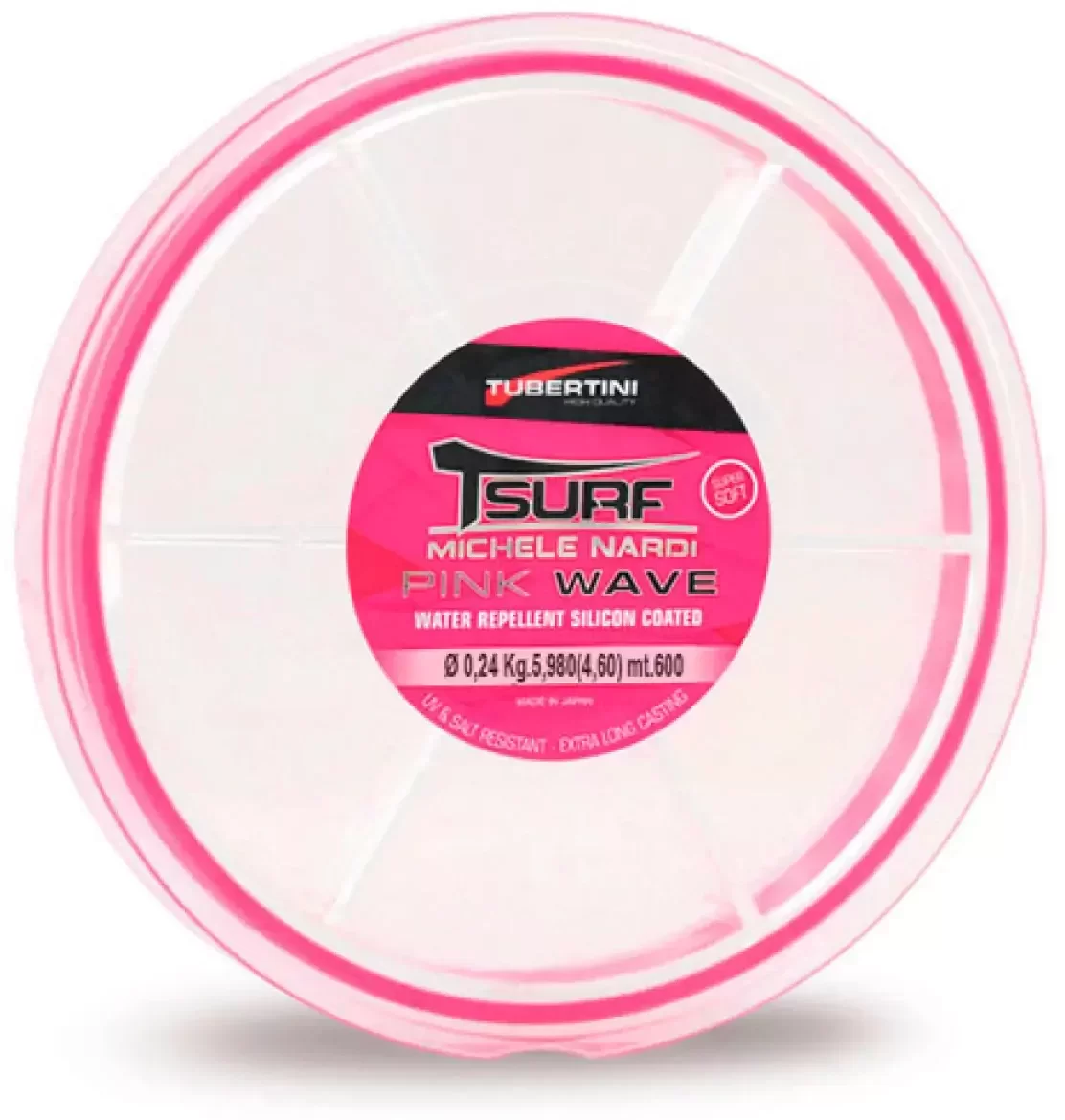 

Леска Tubertini Tsurf Pink 600m 0.24mm (20652)