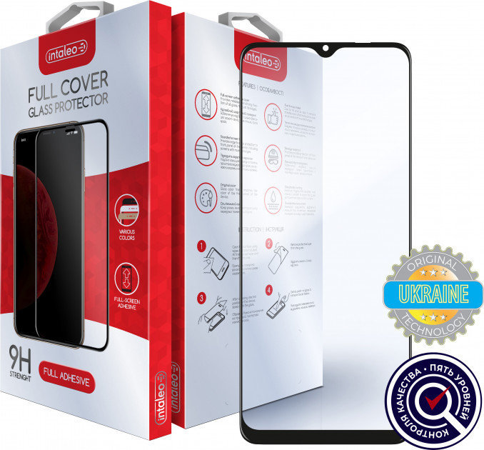 

Intaleo Tempered Glass Full Glue Black for Realme C15