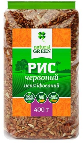 

Рис красный цельнозерновой нешлифованный, Natural Green, 400 г (WT3149)