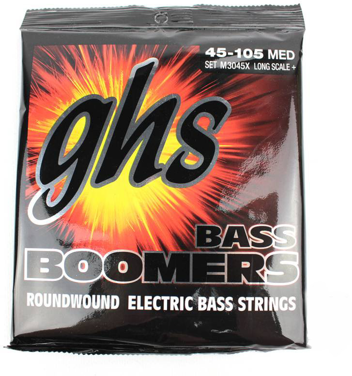 

Струны для бас-гитары Ghs Strings M3045X Bass Boomers Long+ Medium