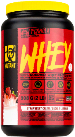 

Mutant Whey 908 g /25 servings/ Strawberry Cream