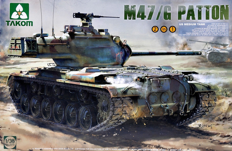 

Американский средний танк Us Medium Tank M47/G 2in1