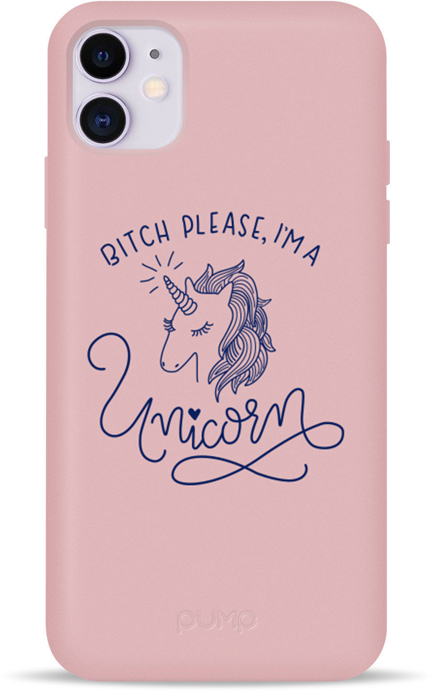 

Pump Silicone Minimalistic Case Unicorn Girl (PMSLMN11-2/96) for iPhone 11