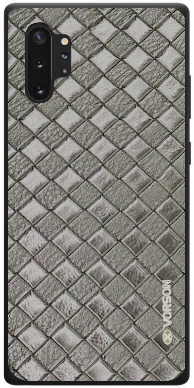 

Vorson Braided Leather Case Grey for Samsung N975 Galaxy Note 10 Plus