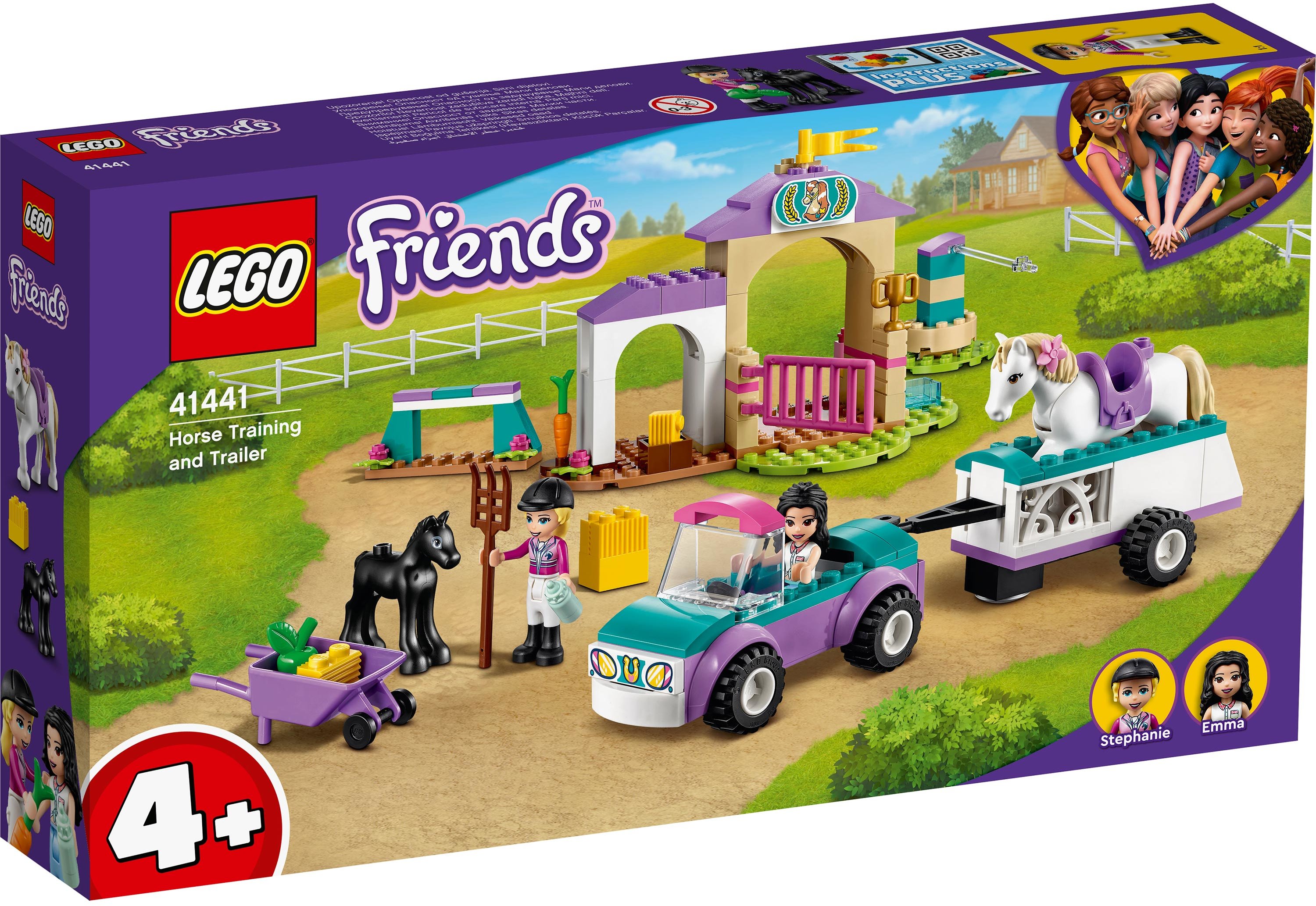 

Конструктор Lego Friends Тренировка лошади и прицеп для перевозки (41441)