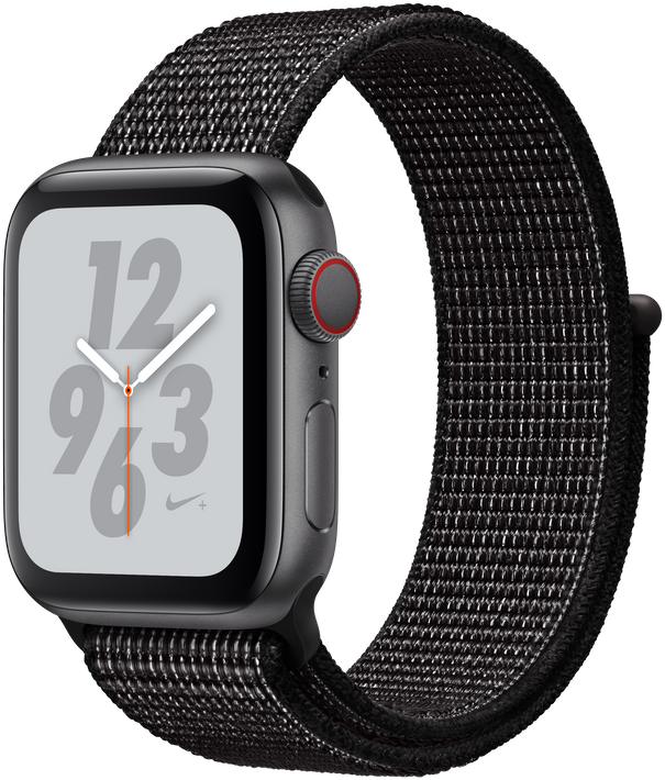 

Apple Watch Series 4 Nike+ 40mm GPS+LTE Space Gray Aluminum Case with Black Nike Sport Loop (MTX92)