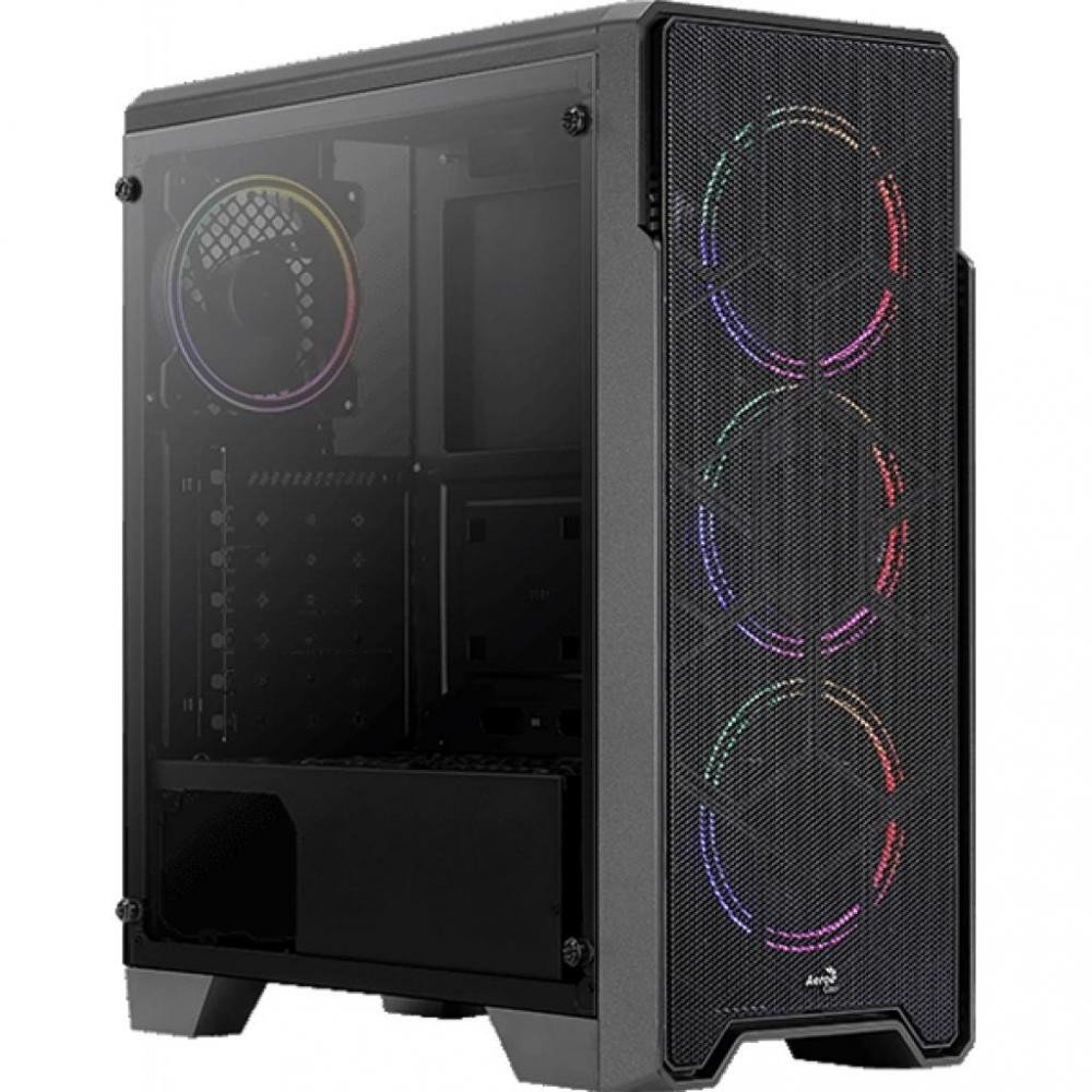 

Aerocool Ore Saturn FRGB-G-BK-v1 Black Mid Tower Frgb