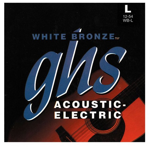 

Струны для акустических гитар Ghs Strings WB-L White Bronze