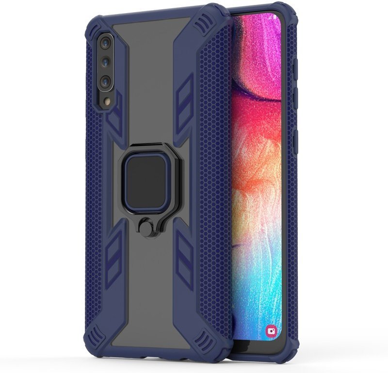 

Mobile Case Shockproof Combo Ring Blue for Samsung Galaxy A30s/A50/A50s