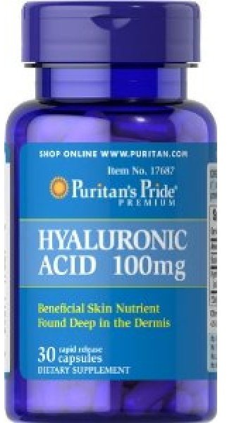 Акція на Puritan's Pride Hyaluronic Acid 100 mg 30 caps від Stylus