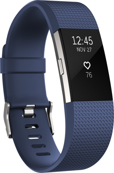 

Fitbit Charge 2, Blue/Silver Large (ОЕМ, без коробки)