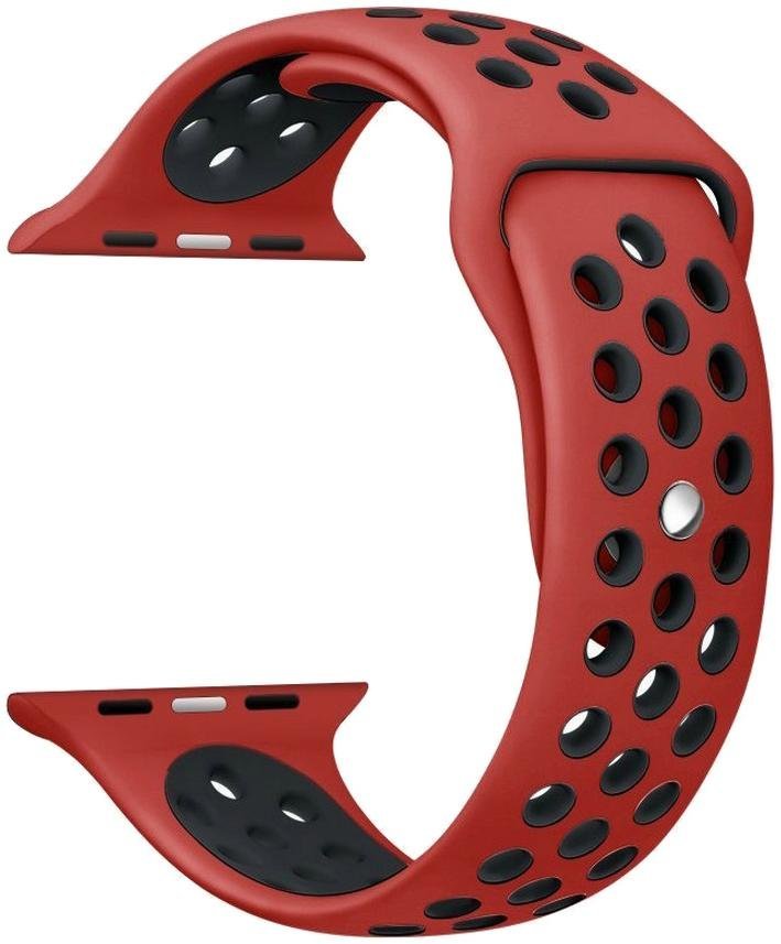 

Fashion Nike Silicon Sport Band (3 in 1) Red/Black for Apple Watch 38/40mm