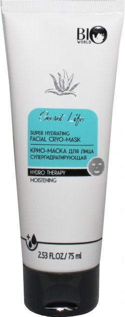 

Bio World Secret Life Hydro Therapy Super Hydrating Facial Cryo-Mask Крио-маска для лица супергидратирующая 75 ml