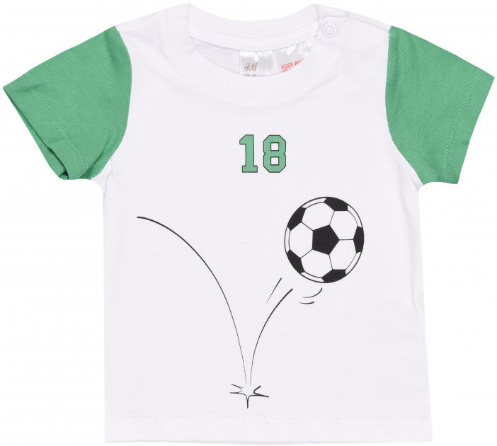 

Пижамная футболка H&M 60664471 56 см белая