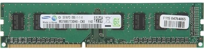 

Samsung 2 Gb DDR3 1600 MHz (M378B5773DH0-CK0)