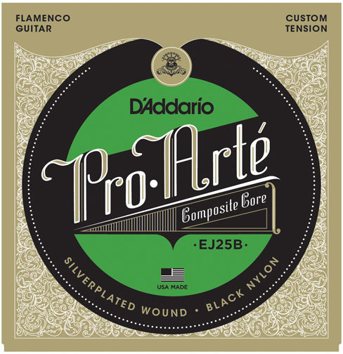 

Струны D`ADDARIO EJ25B Pro Arte Composites Flamenco Black Nylon