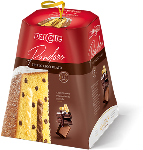 

Панеттоне Dalcolle с тройным шоколадом cioccolato, 750 г (WT4538)