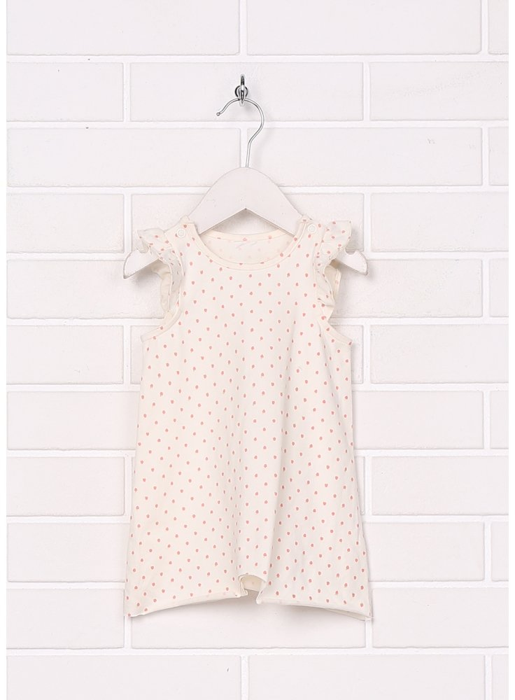 

Туника H&M 566463 68-74 см молочная