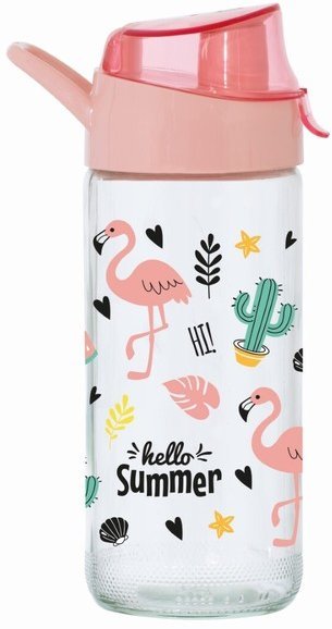 

Бутылка для воды Herevin Flamingo-Como для спорта 0.5 л (111805-006)