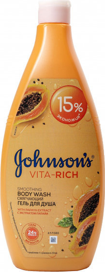 

Johnson’s Vita-Rich Body Wash Гель для душа "Папайя" 750 ml