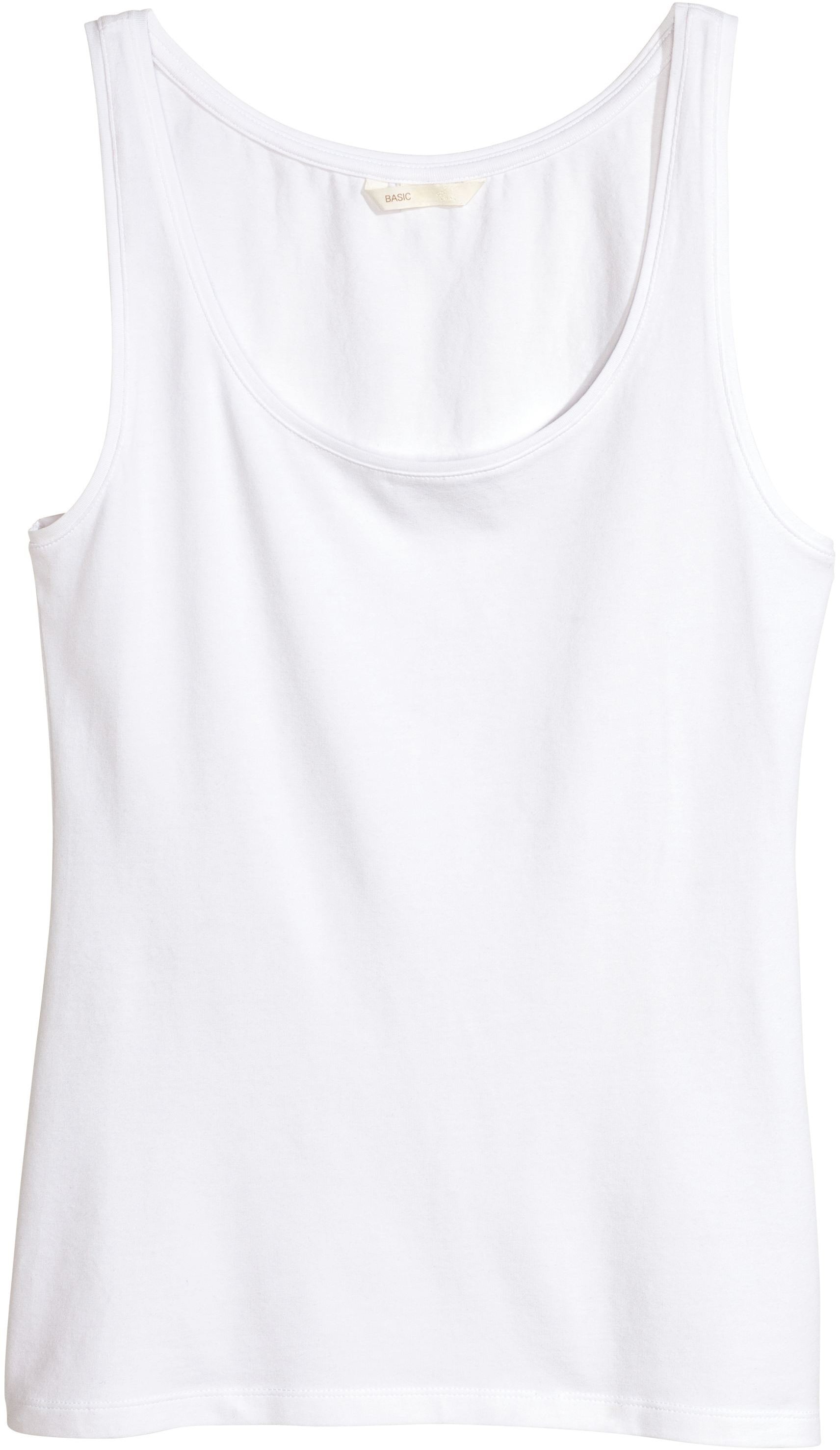 

Майка H&M 3553074 M белая