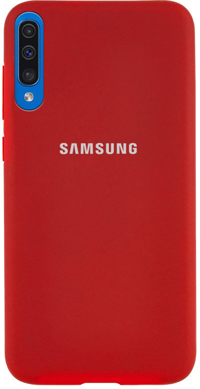 

Mobile Case Silicone Cover Dark Red for Samsung Galaxy A30s/A50/A50s