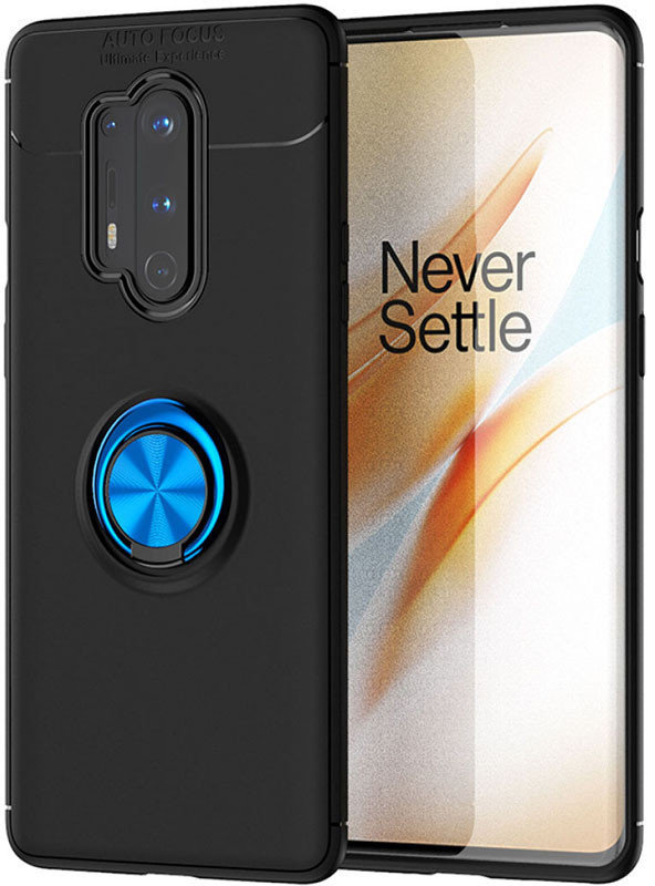 

Tpu Case Tpu Pc Deen ColorRing Magnetic Holder Black/Blue for OnePlus 8 Pro