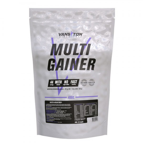 

Vansiton Multi Gainer 4000 g /44 servings/ Cherry