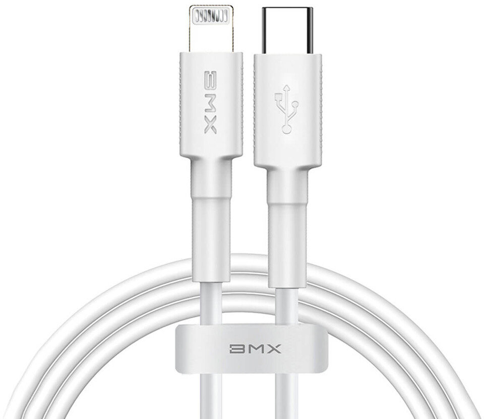 

Baseus Cable USB-C to Lightning 18W Pd Bmx Mini Mfi 1.2m White (CATLSW-A02)