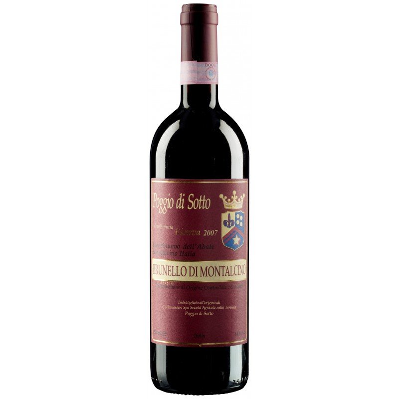 

Вино Poggio di Sotto Brunello di Montalcino Riserva, 2007 (0,75 л) (BW13462)