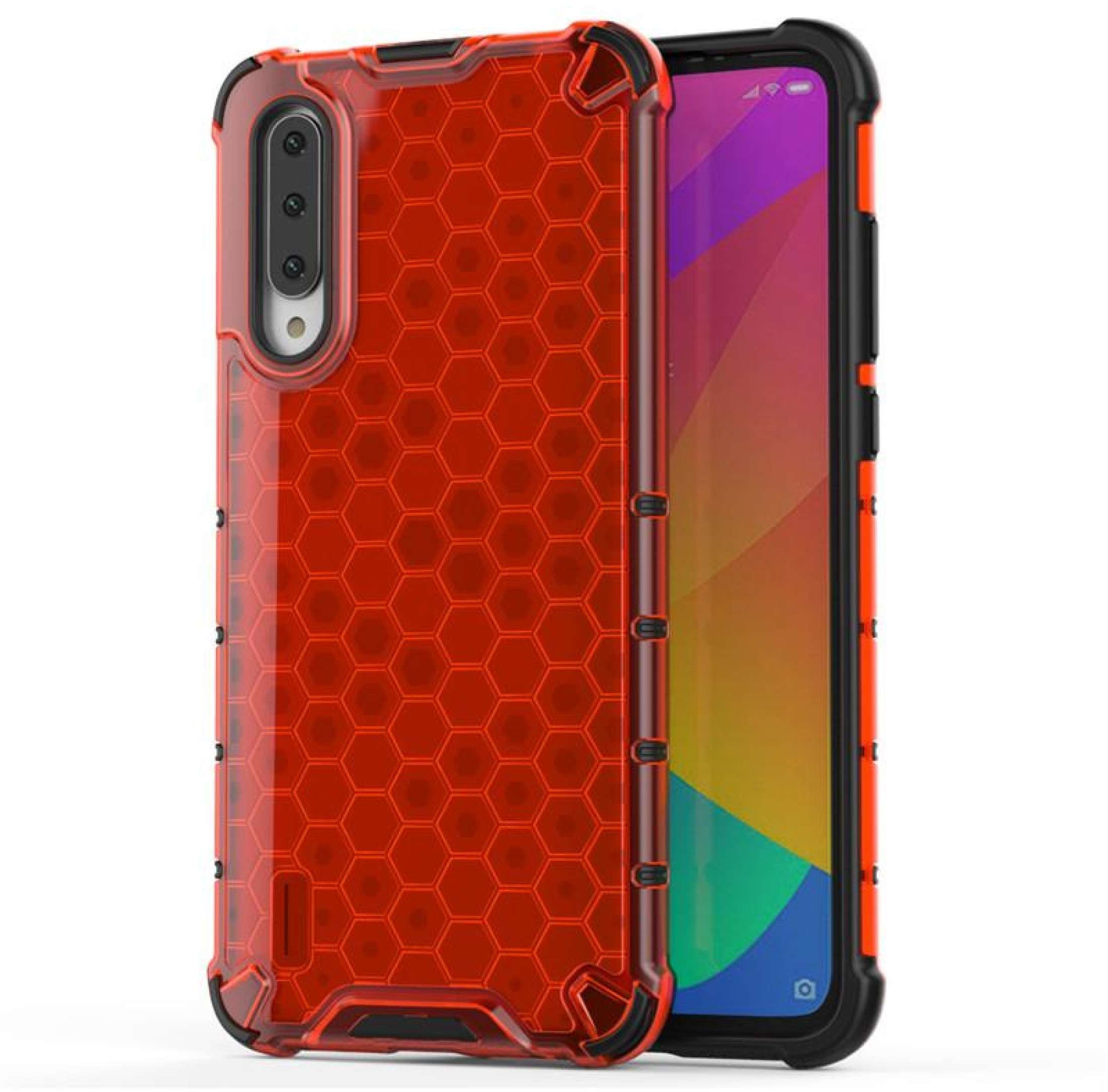 

Mobile Case Transformer Honeycomb Red for Xiaomi Mi9 Lite / Mi CC9