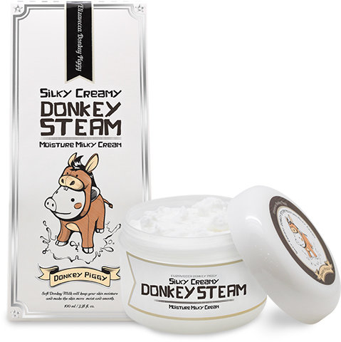 

Elizavecca Silky Creamy Donkey Steam Moisture Milky Cream 100 ml Крем для кожи молочный увлажняющий