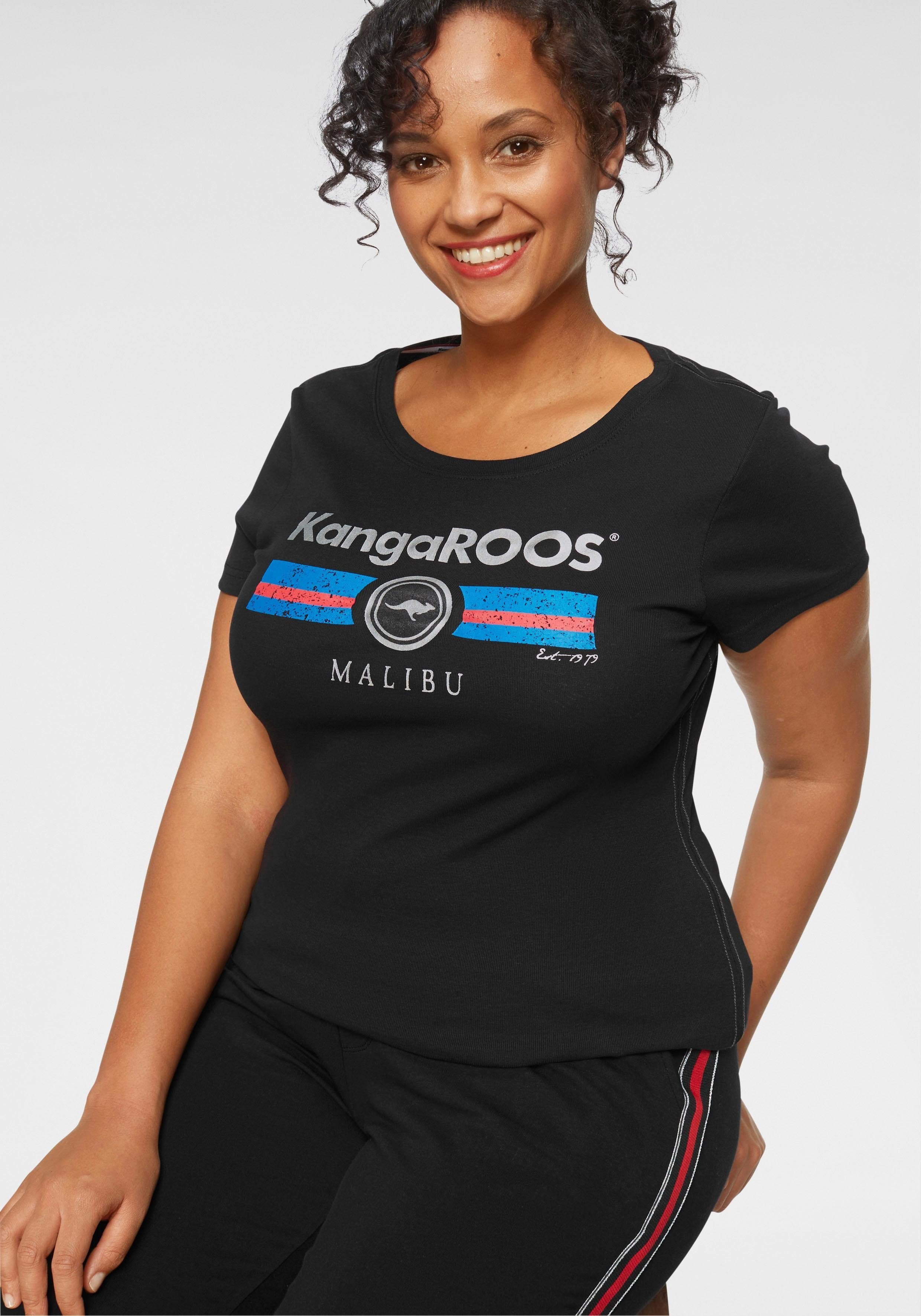 

Футболка KangaROOS 30541914 5XL черная с принтом