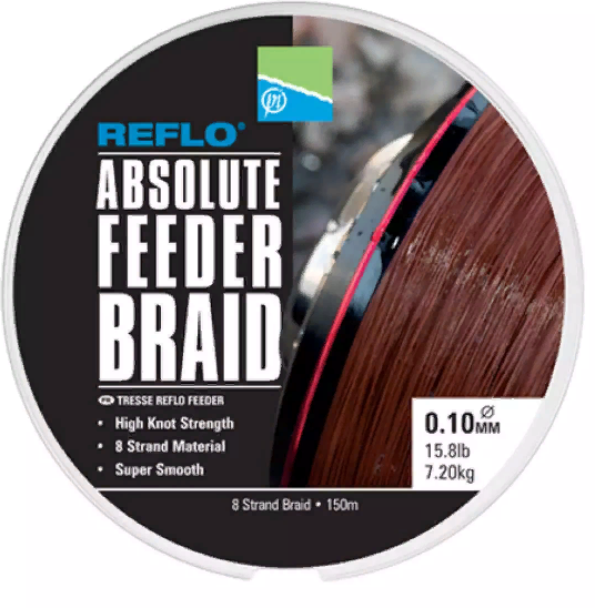 

Шнур Preston Absolute Feeder Braid 0.10mm 150m