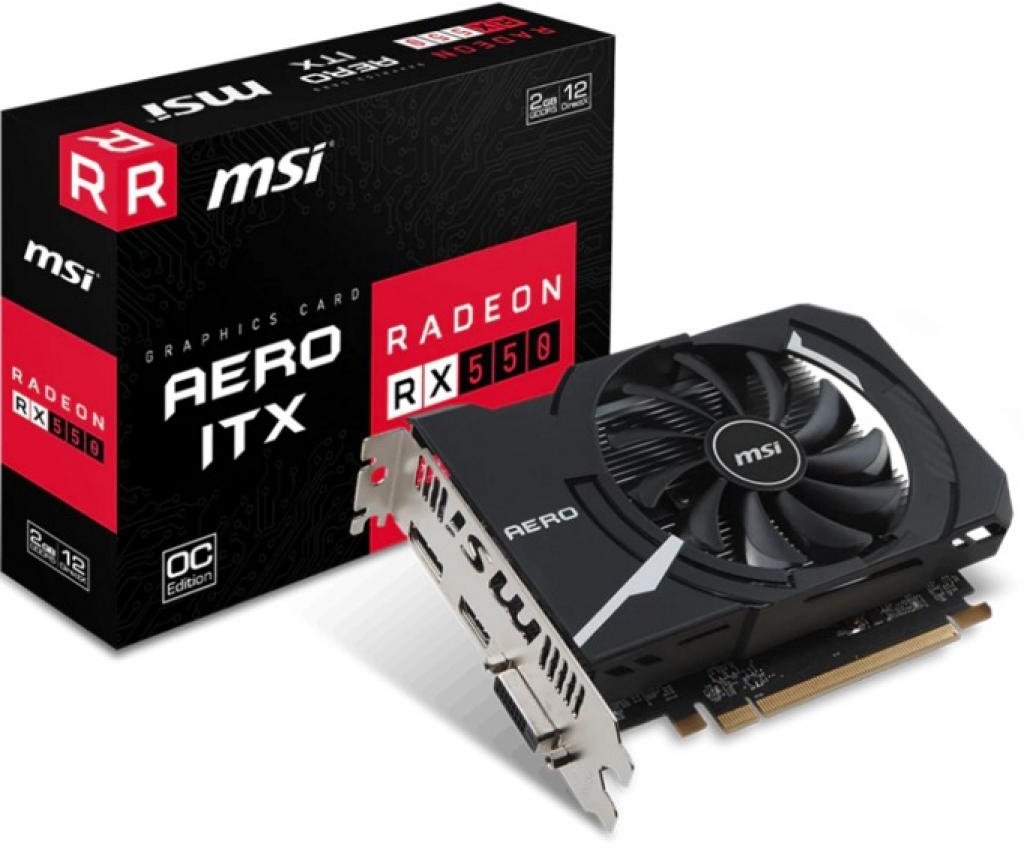 

Msi Radeon Rx 550 2048Mb Aero Itx Oc (RX 550 Aero Itx 2G OC)