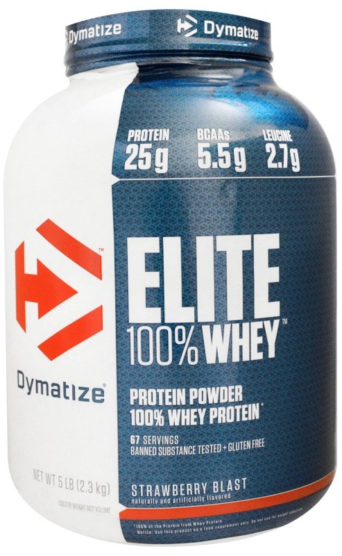 

Dymatize Elite 100% Whey Protein 2300 g /67servings/ Strawberry Blast