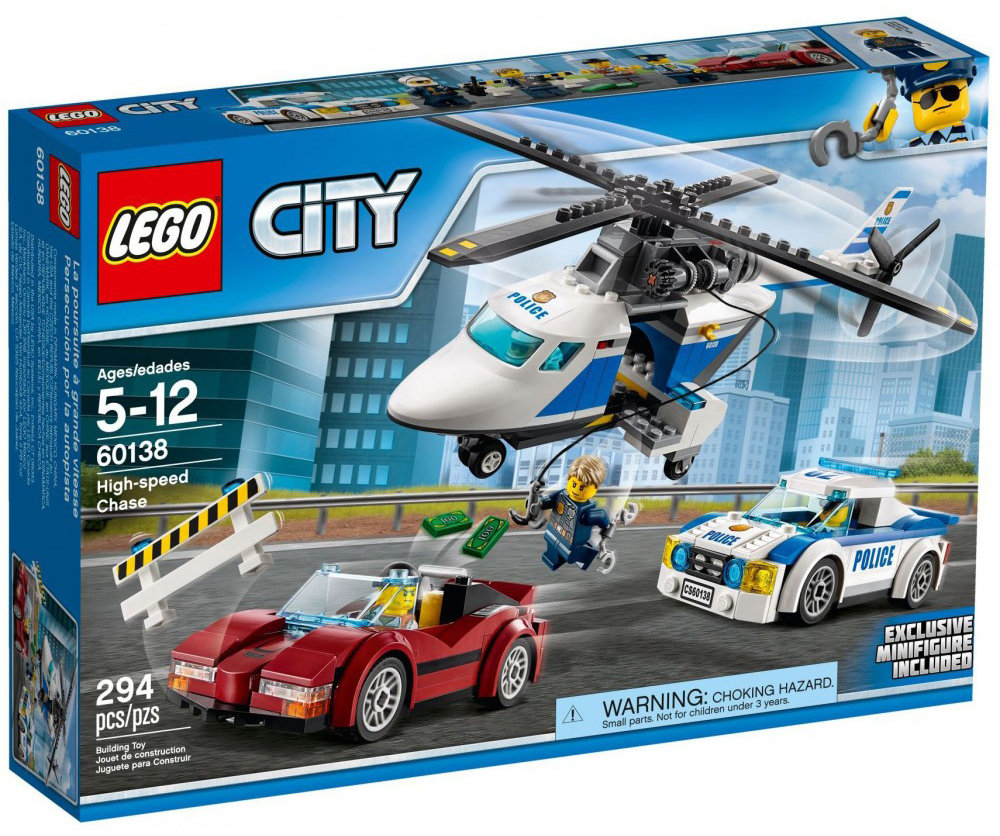 

Конструктор Lego City Стремительная погоня (60138)