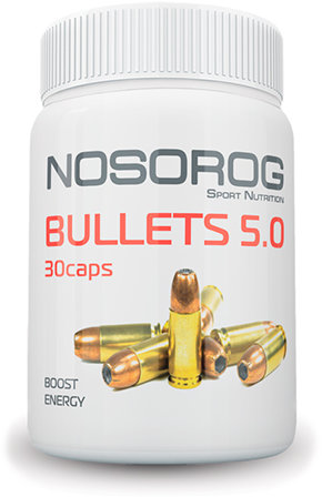 

Предтренировочный комплекс Nosorog Nutrition Bullets 5.0 30 capsules