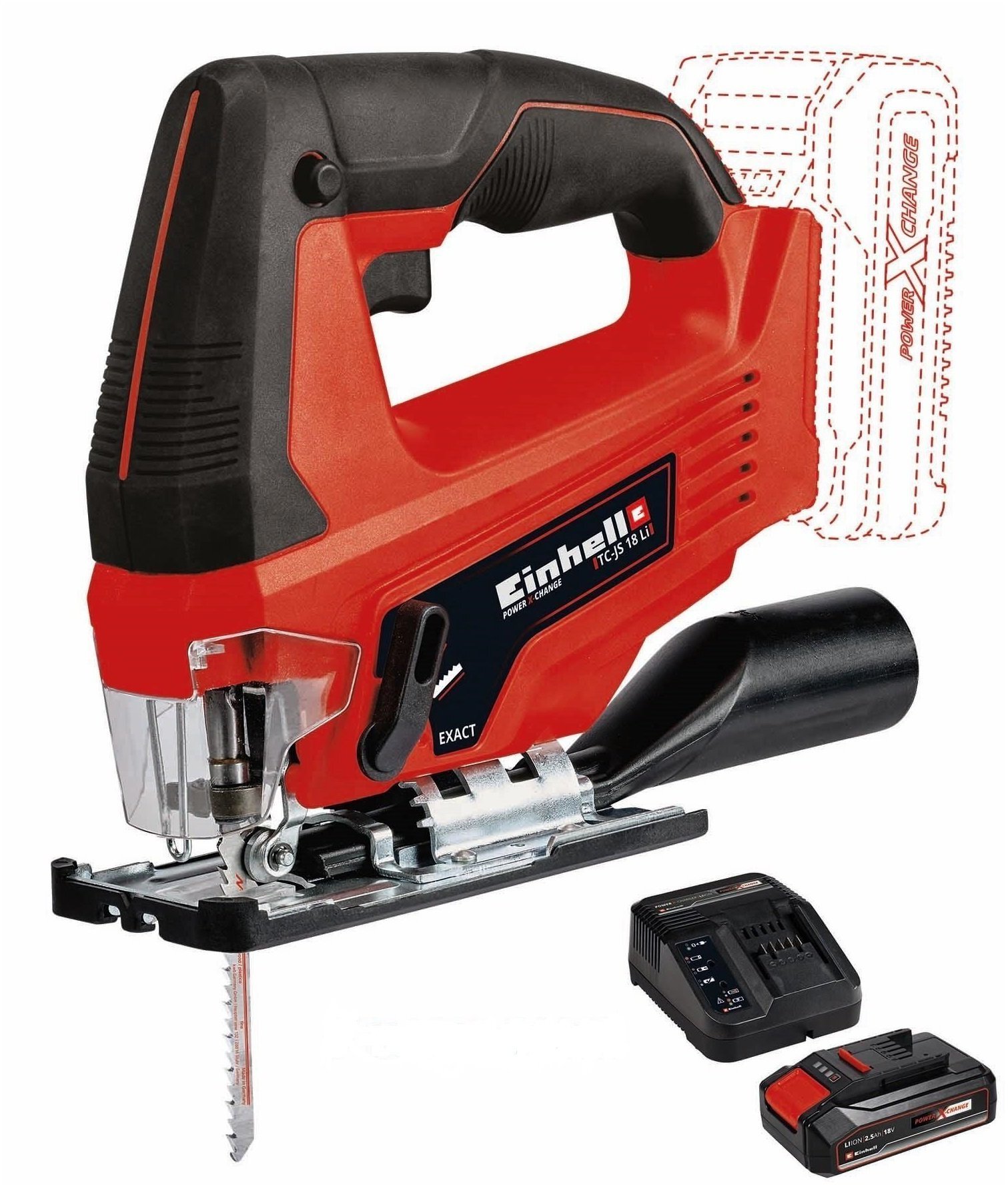 

Электролобзик Einhell TC-JS 18 Li Kit (20121443)