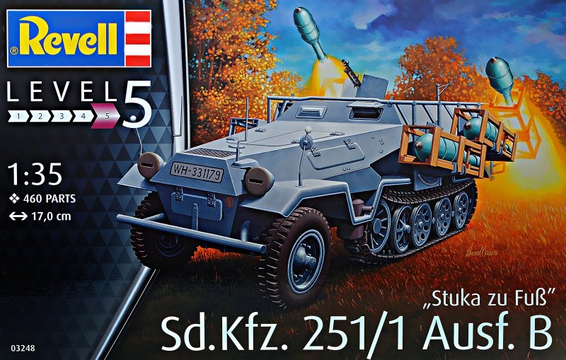 

Немецкий бронетранспортер Sd.Kfz. 251/1 Ausf. B "Stuka zu Fub"(RV03248)