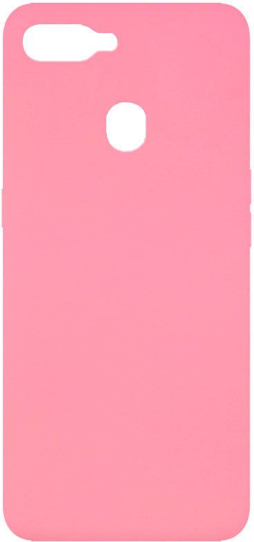 

Mobile Case Silicone Cover without Logo Pink for Oppo A5s
