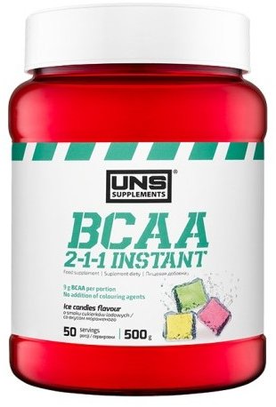 

Uns Bcaa 2-1-1 Instant 500g /50 servings/ Ice Candy